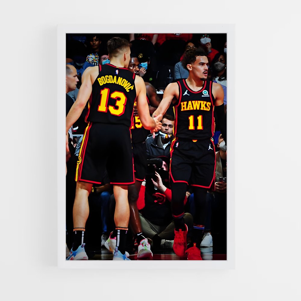 Poster Vers les Playoffs – affiche Basketball (vue 3)
